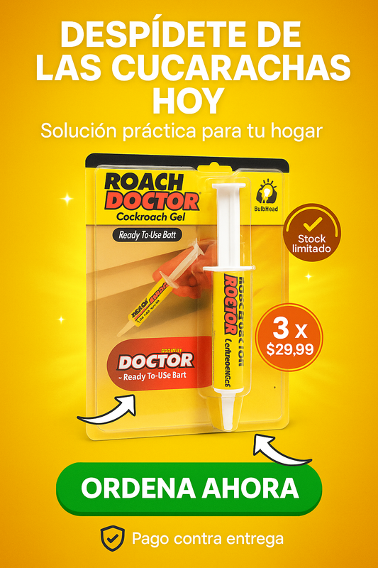 Inyección exterminadora de cucarachas